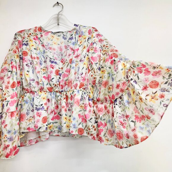 Elie Tahari Floral Top - Picture 8 of 13
